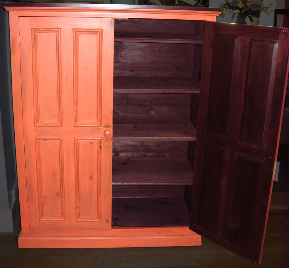 French Linen Cupboard painted