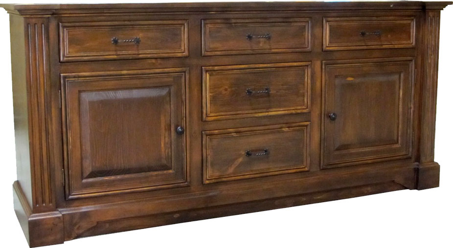 French Provincial Buffet stained