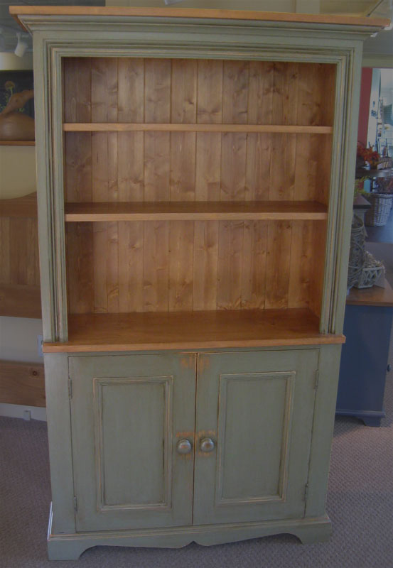 Hutch Bookcase painted