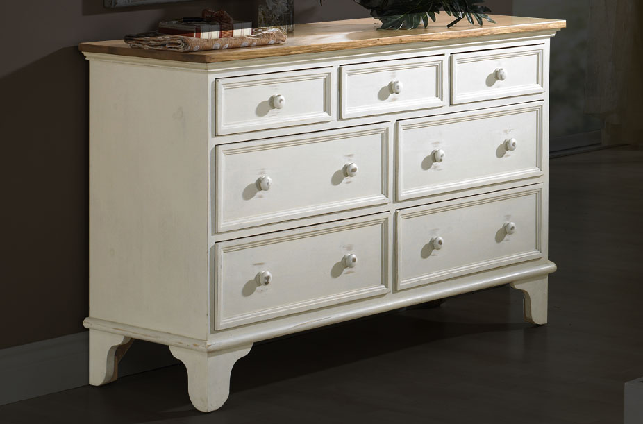 Seven Drawer Dresser painted