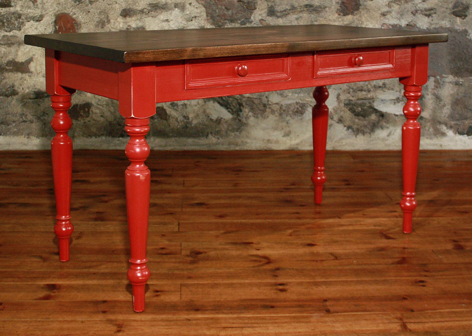 French Country Writing Table painted