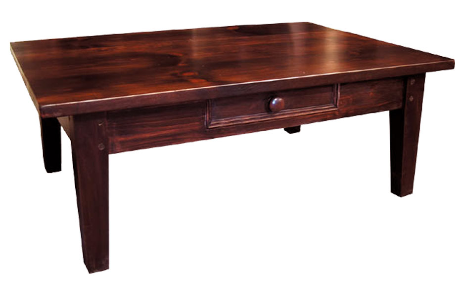 French Country Square Leg Coffee Table Furniture Square Leg Coffee Table With Tapered Legs And Stained Black Cherry