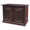 French Country 2 Door Tall Provincial Buffet stained espresso