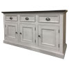 French Country 3 Door Sideboard painted
