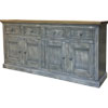 French Country 4 Door Sideboard painted