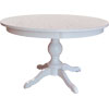 French Country 48 Round Turned Base Pedestal Table