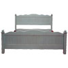 French Country Beadboard Bed, Acadia Pear