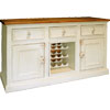 Country Wine Buffet painted White