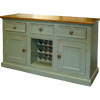 Country Wine Buffet painted Acadia Pear