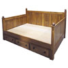 French Country Day Bed stained