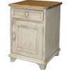 French Country Door and Drawer End Table painted