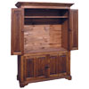 French Country Flat Screen TV Armoire with bifold doors