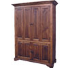 French Country Flat Screen TV Armoire stained Walnut