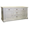 French Provincial Buffet painted Sturbridge White
