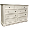 French Provincial Dresser painted Champlain White