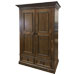 French Country Garde-robe Armoire stained