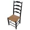 Ladderback Chair seagrass seat painted