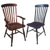 Farmhouse Lath Back Chairs, Side and Arm styles