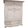 French Country Metro TV Armoire One Drawer painted