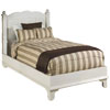 French Country Platform Bed painted White
