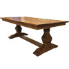 Provincial Trestle Table with extensions