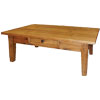 Square Leg Coffee Table stained Natural