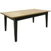 French Country Tapered Dining Table, 4 inch Tapered Leg