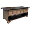 Three Drawer Coffee Table stained Espresso