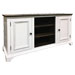 TV Stand with Doors painted Sturbridge White
