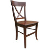 French Country X Back Chair in Sequoia stain